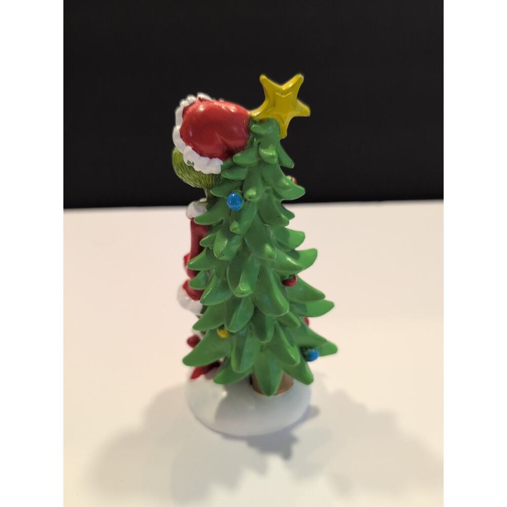 The Grinch With Christmas Tree RUZ Figurine 2022 Dr Seuss - Picture 3 of 6